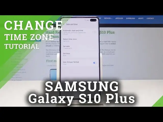 'Video thumbnail for How to Change Date and Time in Samsung Galaxy S10 Plus – Select Time Zone / Change Clock Format'