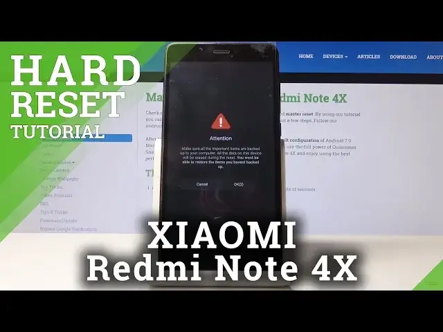 Video thumbnail for HARD RESET XIAOMI Redmi Note 4X - Erase All Content & Settings