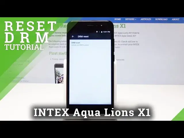 'Video thumbnail for How to Reset DRM in INTEX Aqua Lions X1 - Remove All Certificates'