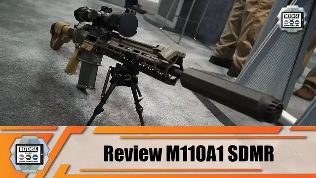 'Video thumbnail for M110A1 SDMR technical review and analysis H&K Squad Designated Marksman Rifle for US Army'