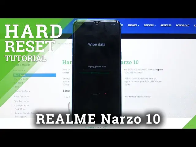 'Video thumbnail for How to Hard Reset REALME Narzo 10 – Format Device'