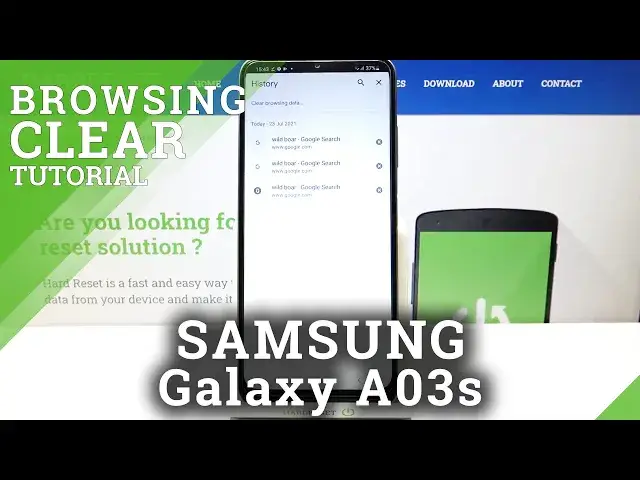 'Video thumbnail for How to Delete Browser History in SAMSUNG Galaxy A03s – Erase Browser Data'