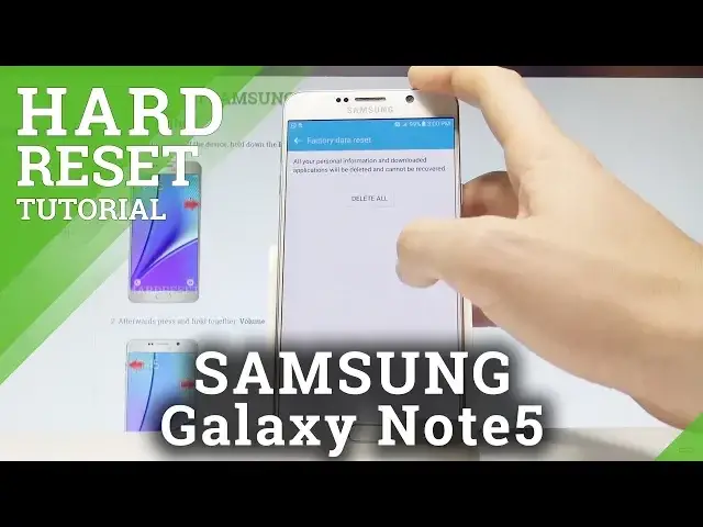 Video thumbnail for SAMSUNG Galaxy Note5 FACTORY RESET / Wipe Data / Hard Reset