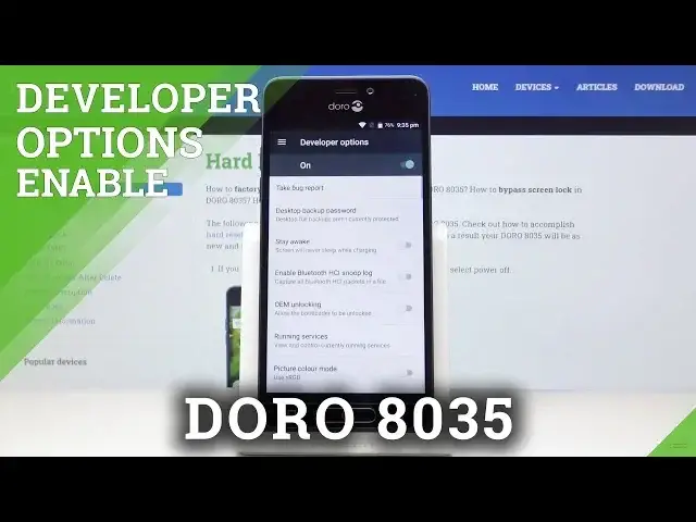 'Video thumbnail for How to Activate Developer Options in DORO 8035 – Developer Mode'