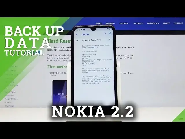 Video thumbnail for How to Create Google Backup in NOKIA 2.2 – Copy / Import / Save Files