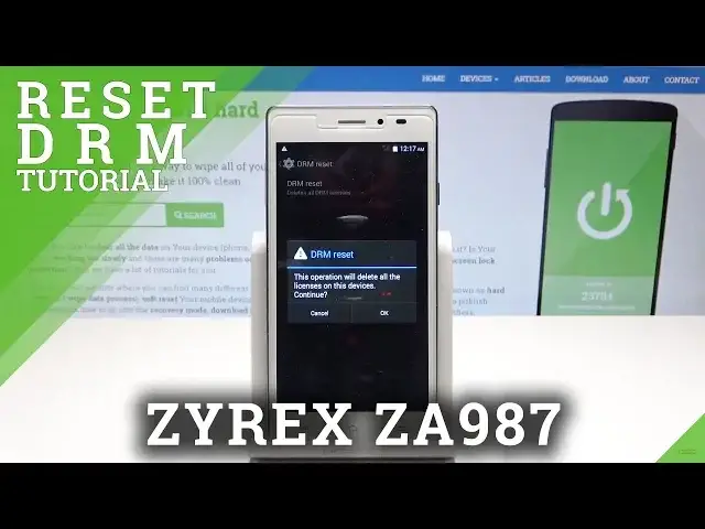 Video thumbnail for How to Erase Licenses in Zyrex ZA987 - Reset DRM