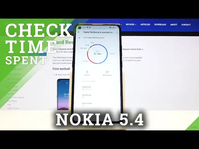 'Video thumbnail for How to Check Total Screen Time in NOKIA 5.4-Screen Time'