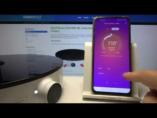 Video thumbnail for Set Temperature and Cooking Time Individally on Xiaomi Mi Induction Cooker - Mi Home app Custom Mode
