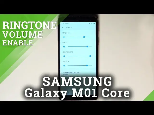 'Video thumbnail for How to Adjust Ringtone Volume in SAMSUNG Galaxy M01 Core – Sounds Settings'