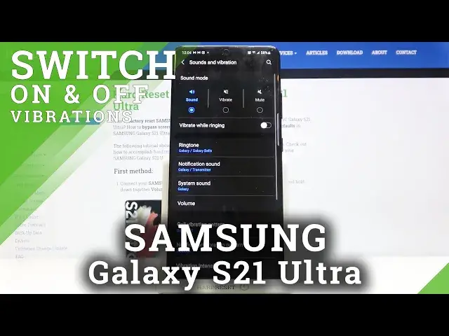 'Video thumbnail for How to Change Vibration Intensity in SAMSUNG Galaxy S21 Ultra – Customize Vibrations Settings'