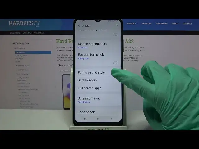 'Video thumbnail for How to Change Font Style in SAMSUNG Galaxy A22 – Change Font Type'