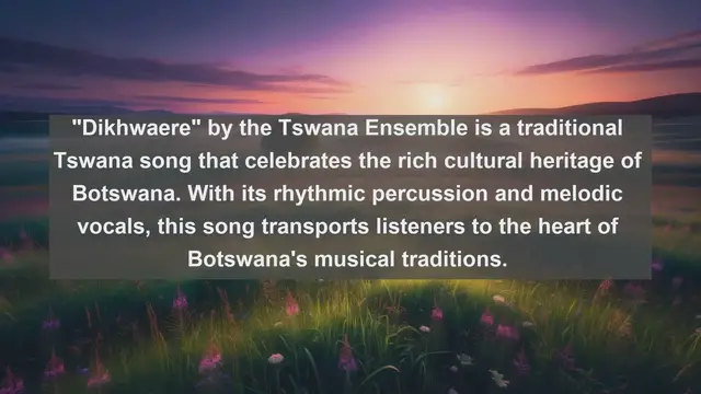 Video thumbnail for Soulful Serenades: Top 10 Beautiful Songs from Botswana