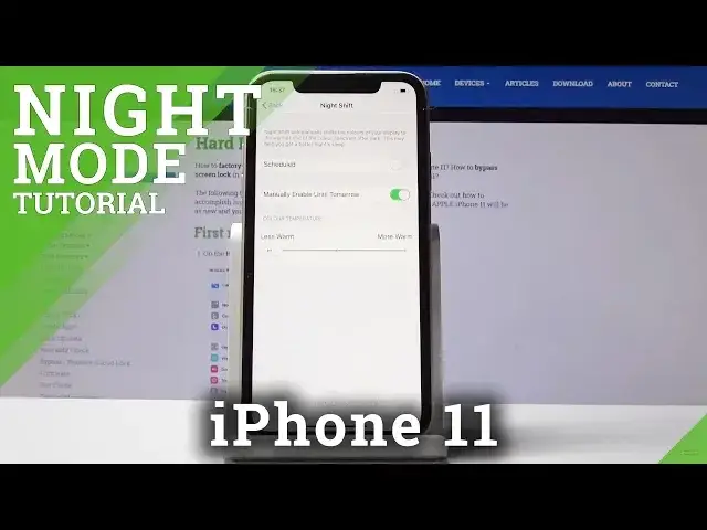 Video thumbnail for How to Enable Night Mode in iPhone 11 - Eye Comfort Mode