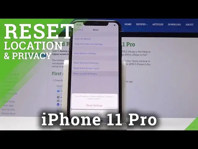 'Video thumbnail for How to Reset Location & Privacy on iPhone 11 Pro - Restore Privacy Settings'