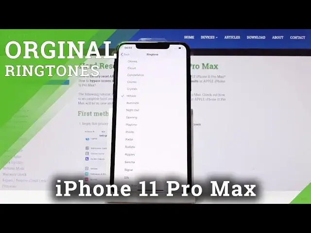 'Video thumbnail for How to Set Up Ringtone in iPhone 11 Pro Max - Change Ringtone / Ringtone List'