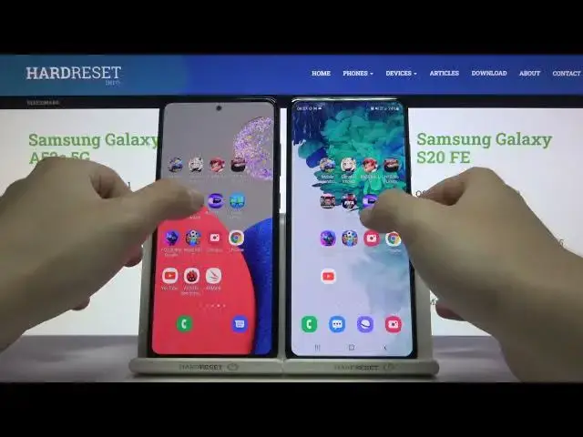 'Video thumbnail for SAMSUNG Galaxy A52s 5G vs SAMSUNG Galaxy S20 FE - Speed Test App'
