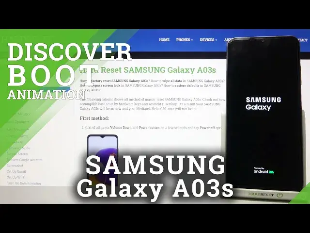 'Video thumbnail for SAMSUNG Galaxy A03s Boot Animation – Welcoming Panel Look'