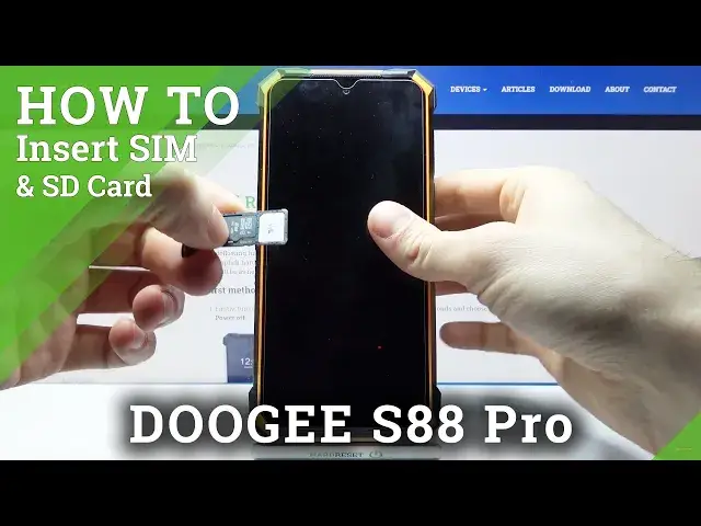 'Video thumbnail for How to Input Nano SIM Card and Micro SD to DOOGEE S88 Pro – Set Up Nano SIM Card'