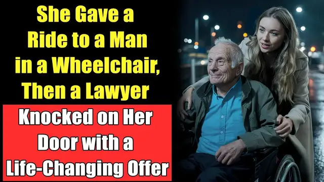'Video thumbnail for She Gave a Ride to a Man in a Wheelchair, Then a Lawyer Knocked on Her Door with Life-Changing Offer'