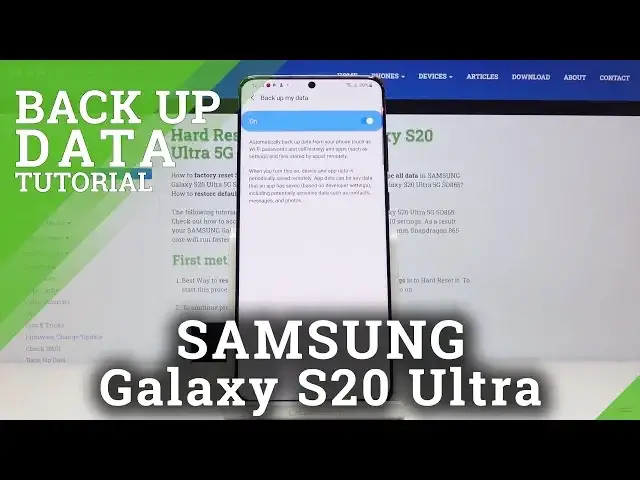Video thumbnail for How to Create Google Backup in SAMSUNG Galaxy S20 Ultra – Copy & Save Data