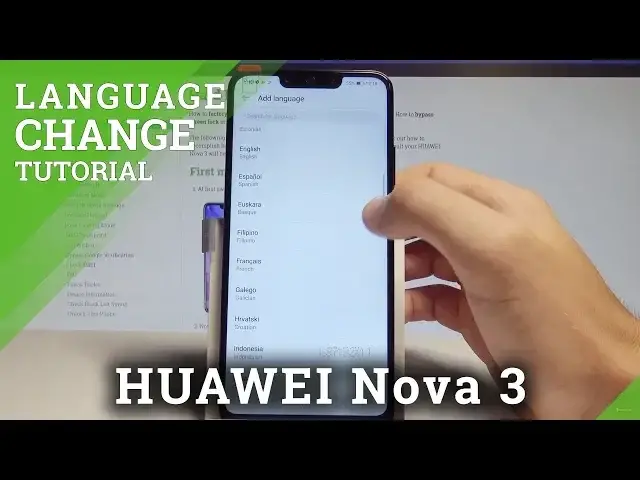 'Video thumbnail for How to Change Language on HUAWEI Nova 3 - Language Settings / Set Up EMUI Language'