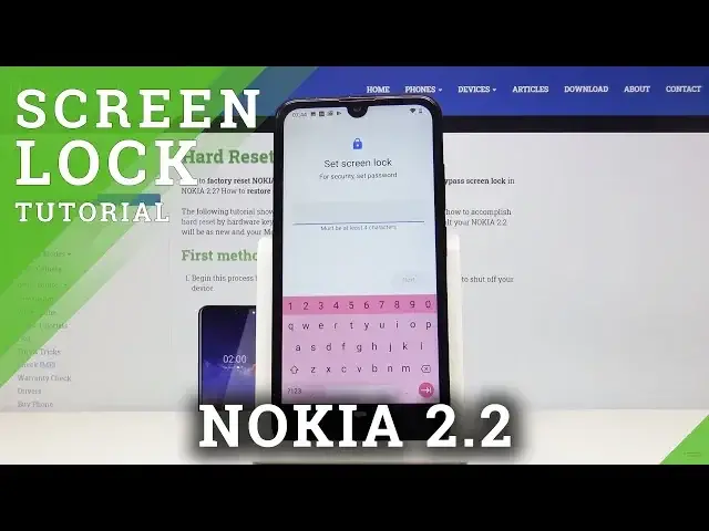 Video thumbnail for How to Set up Lock Screen in Nokia 2.2 – Create Password / Pattern