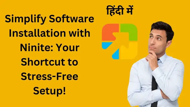 Video thumbnail for Simplify Software Installation with Ninite: Your Shortcut to Stress-Free Setup! | GrowUpWindows
