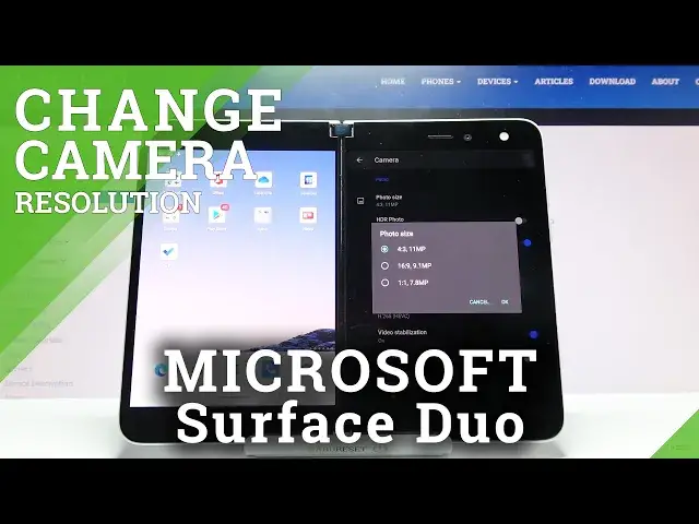 'Video thumbnail for How to Change Photo Size in MICROSOFT Surface Duo - Camera Settings'