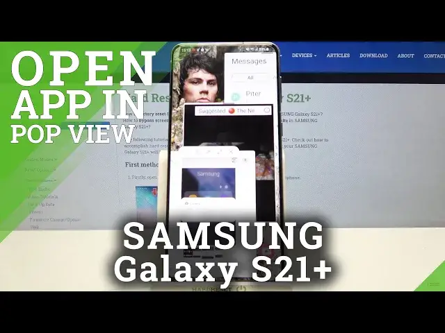 'Video thumbnail for SAMSUNG Galaxy S21+ Pop Up View'