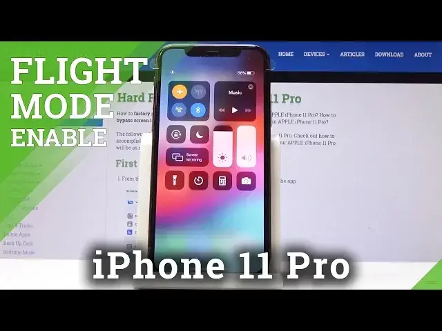 'Video thumbnail for How to Enable Flight Mode in iPhone 11 Pro - iOS Airplane Mode'