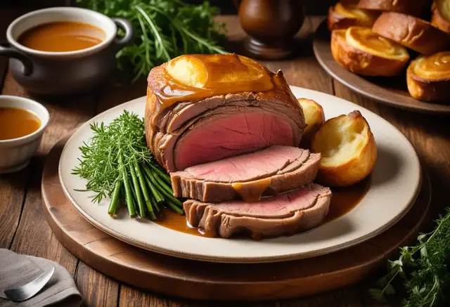 Video thumbnail for Roast Beef with Yorkshire Pudding