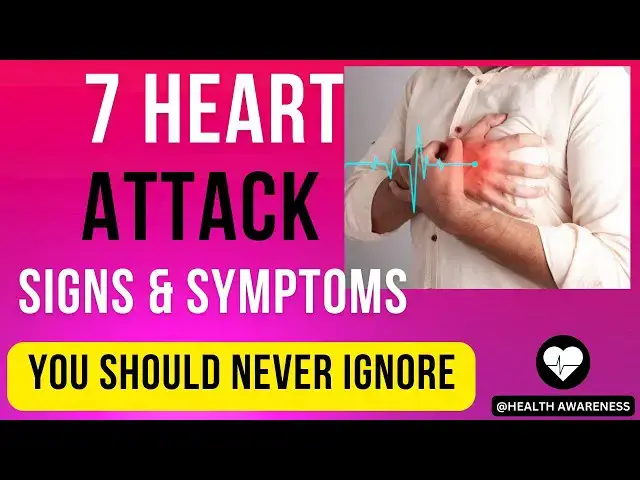 'Video thumbnail for One Month Before A Heart Attack, Your Body Will Warn You. Here The 7 Signs'