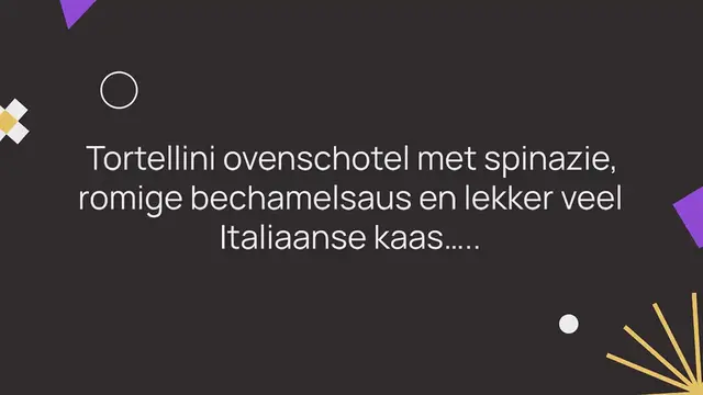Video thumbnail for Tortellini ovenschotel met spinazie