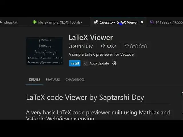 Video thumbnail for How to Open,Render & View LaTex Files With Live Preview in VSCode IDE