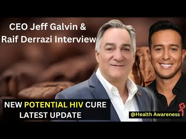 Video thumbnail for New Hope for HIV Cure | CEO Jeff Galvin & HIV Activist Raif Derrazi Discuss AGT103 Addimmune Launch