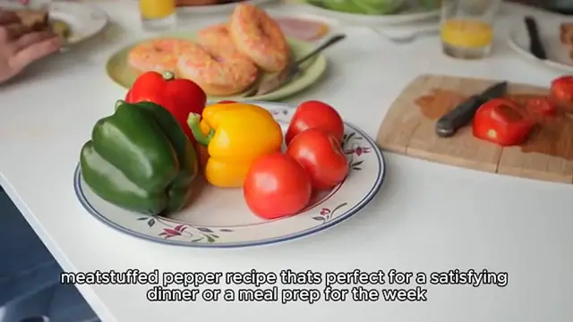 Video thumbnail for Stuffed pepper recipe