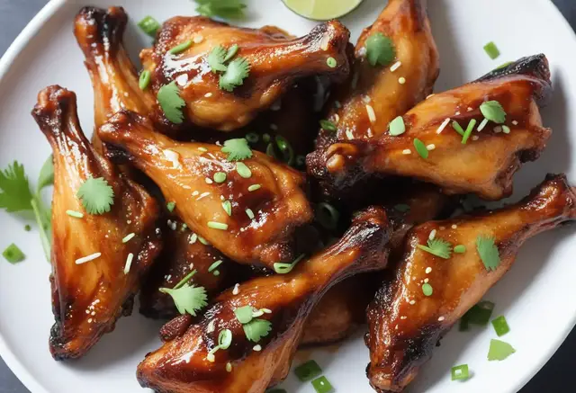 Video thumbnail for Miso Glazed Chicken Wings