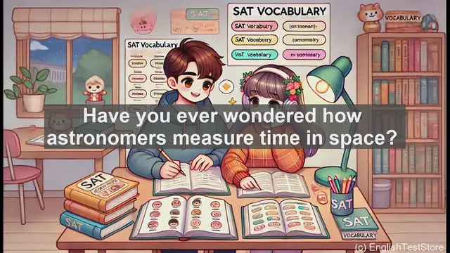 Video thumbnail for 5000 Must Know SAT Vocabulary - Sidereal Time: The Astronomical Clock You Didn't Know About