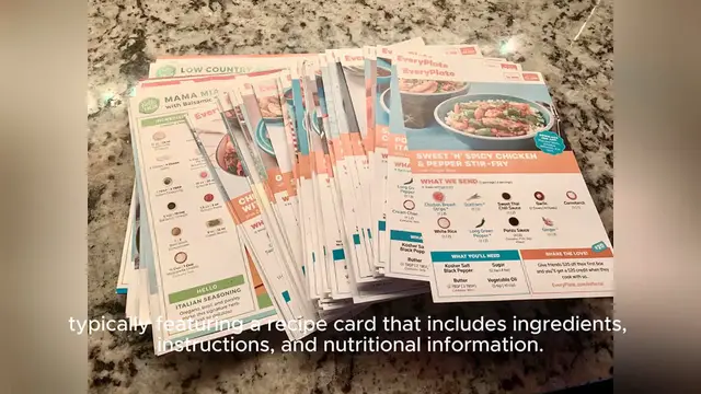 Video thumbnail for hello fresh recipe cards