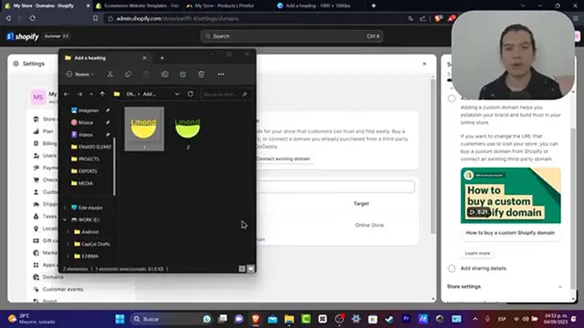 Video thumbnail for How to Get a Domain to Shopify (2024) Step by Step