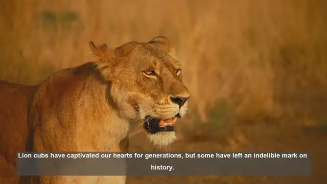 Video thumbnail for Top 10 Famous Lion Cubs in History