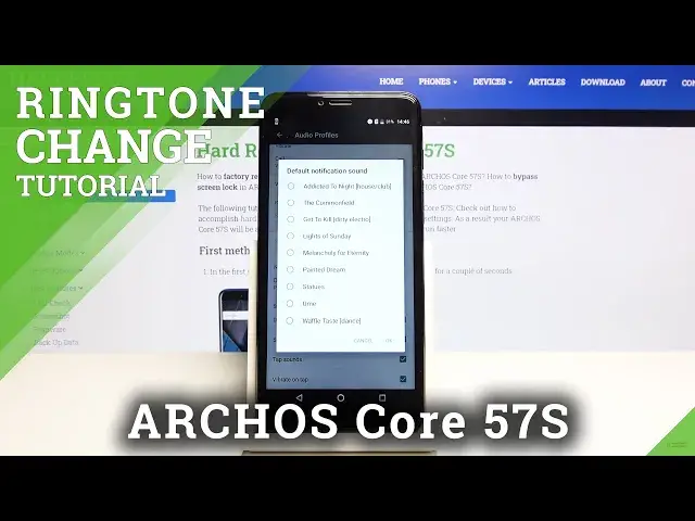 'Video thumbnail for How to Change Ringtone in ARCHOS Core 57S?'