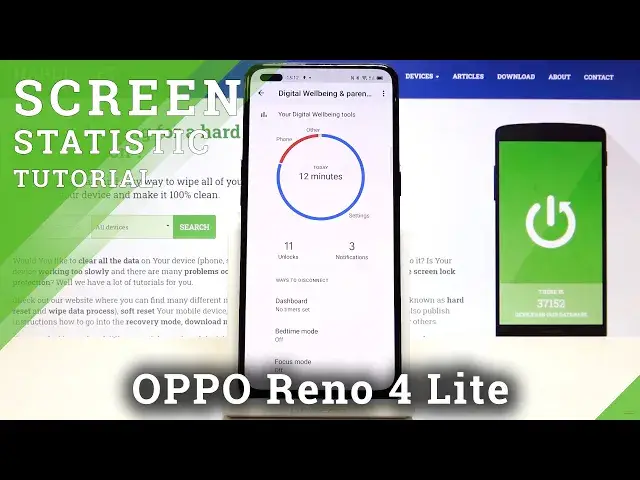 'Video thumbnail for How to Check Total Screen Time in OPPO Reno 4 Lite – Display Statistics'