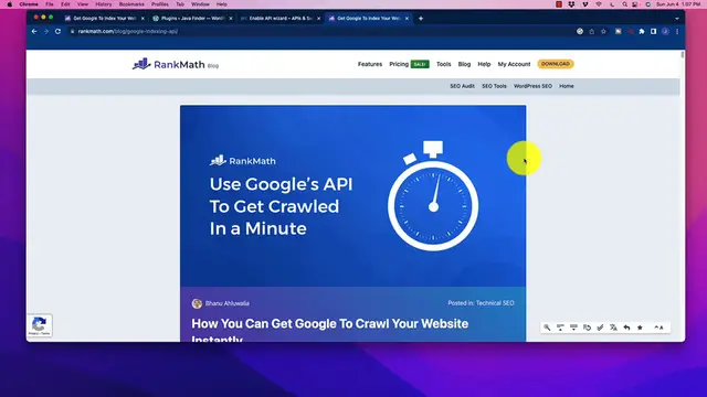 Video thumbnail for How To Automate Blog Post Indexing On Google For FREE - Step-By-Step (AI)
