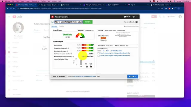 Video thumbnail for How To Use Chat GPT To Make Youtube Videos - Step by Step! (AI)