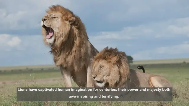 Video thumbnail for 10 Unforgettable Human-Lion Encounters: From Survival to Conservation