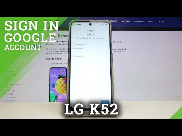 Video thumbnail for How to Create / Remove Google User in LG K52 – Add / Delete Google Account