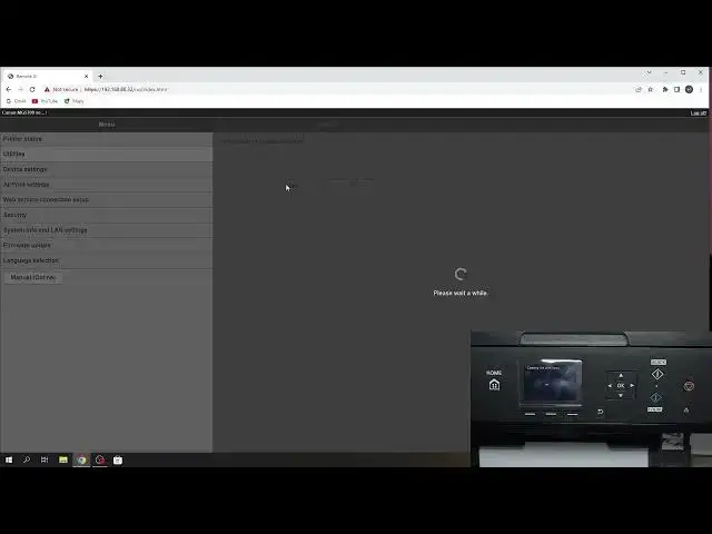 Video thumbnail for How to Clean Canon MG5700 series Printer Using EWS / Clean printer using EWS