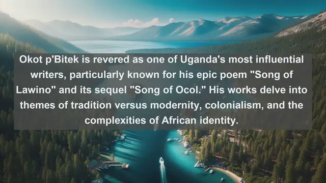 Video thumbnail for Illuminating Uganda's Literary Giants: Top 10 Famous Writers