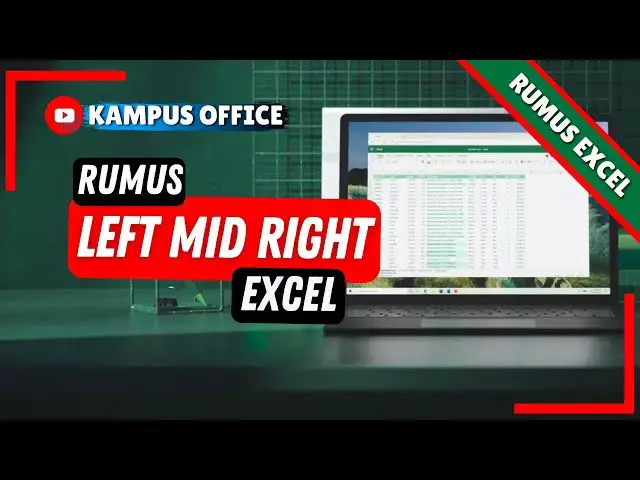 Video thumbnail for CARA MENGGUNAKAN RUMUS LEFT RIGHT DAN MID | MENGAMBIL TEKS TERTENTU DI EXCEL - Tutorial Excel Pemula